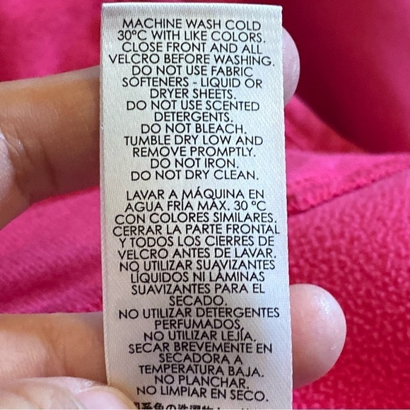 Spyder Softshell Hooded Jacket Full Zip Pink Size Large Cold Gear Waterproof - Picture 16 of 16